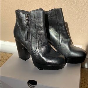 Aldo black booties
